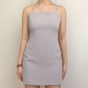 Lulus Toast to Life Gray Mini Dress